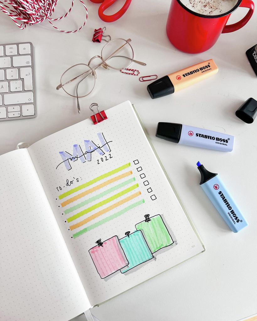 STABILO Boss Pastel 4 Highlighter, Colors, 70-4-4