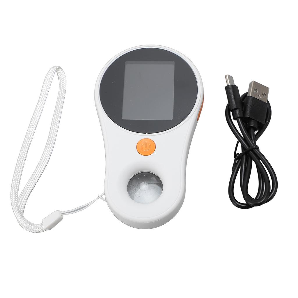 Makro mikroskop s 8 LED diodami, 2MP objektivem, pevným ostřením, 2,0 palcovým barevným IPS displejem, 500x zvětšení, ruční