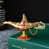 1pcs European Style Metal Alara Lamp for Home Living Room Study Wishing Light Southeast Asian Handicrafts Home Decoration
