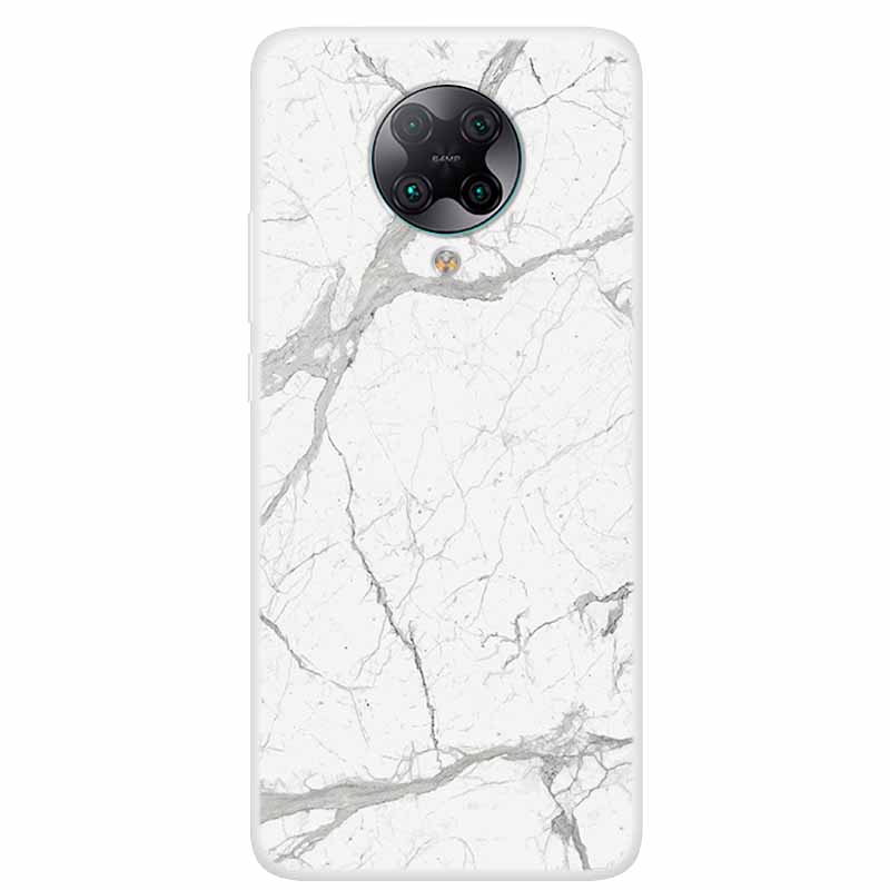 For Poco F2 Pro Case 6.67'' Clear Marble Soft TPU PocoF2 Pro F 2 F2Pro Phone Cover For Xiaomi Poco F2 Pro Shells Cartoon Fundas