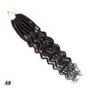 Locs di Dea Ricci Crochet Capelli Locs Morbidi Treccine Sintetiche Estensioni Capelli Stile Bohemien per Donne Nere