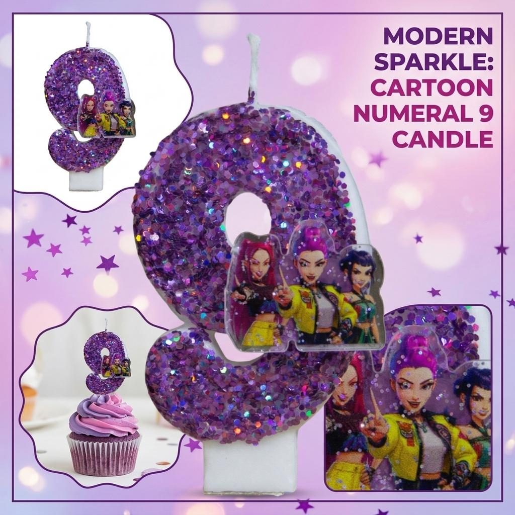 Fashion Cartoon Creative Birthday Candles Party Digital Candles
