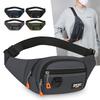 Men's Multifunctional Waist Bag Shoulder Bag Sports Outdoor Large Capacity Crossbody Bag Mobile Phone Bag