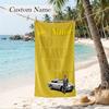 007 Custom Name Printed Beach Towel Personalized Soft Towel For Swimming Beach Travel