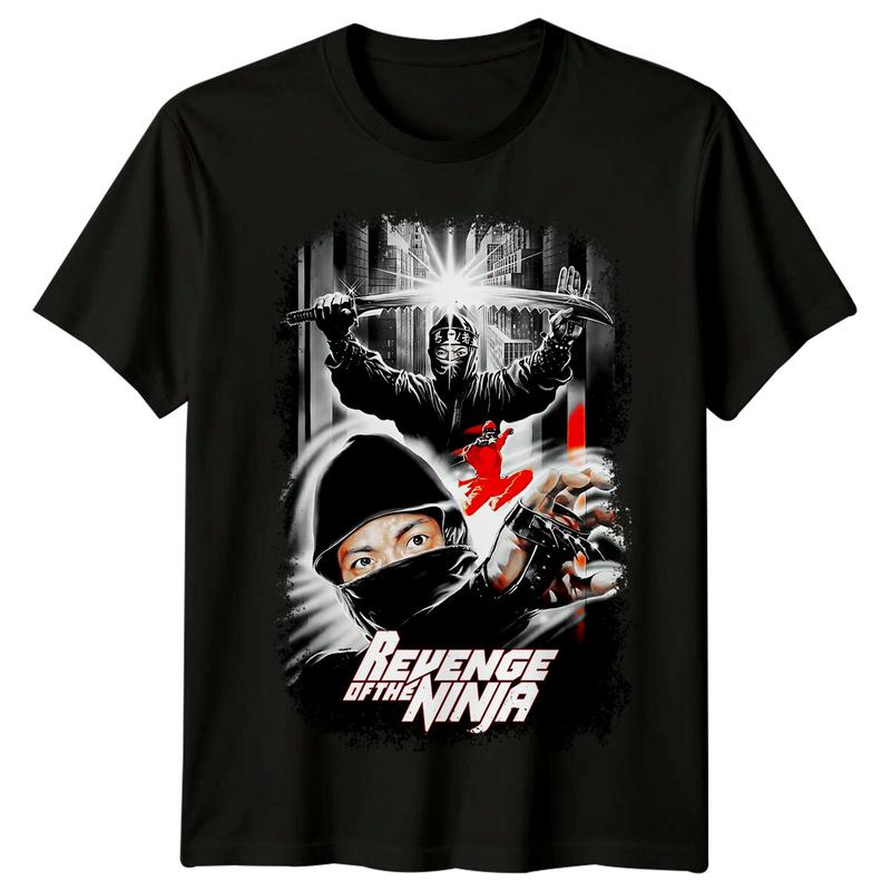 Revenge of the Ninja (1983) Movie Poster Inspired Unisex T-Shirt Retro 80s Tee Graphic Tee S