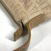FENDI Zucchino Zucca logo bag Shoulder Bag Leather/Canvas Beige