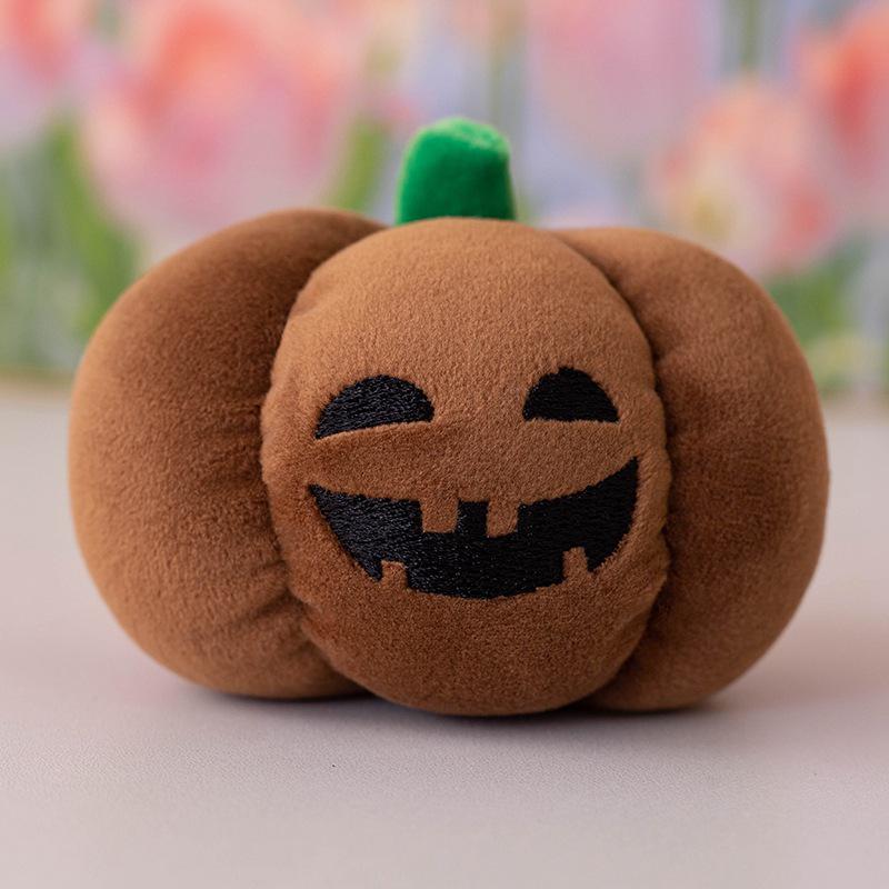 Halloween Luminous Pumpkin Plush Doll and Pendant Ornament for Kids