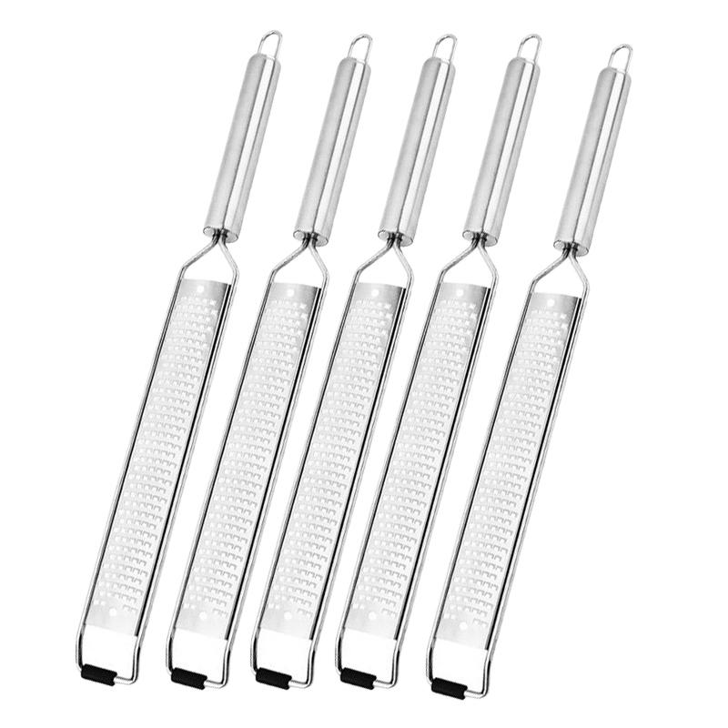 304 Stainless Steel Lemon Peel Zester Cheese Grater Anti‑slip Handle Chocolate Garlic Citrus Fruit Scraper Shredder Kitchen Tool 6