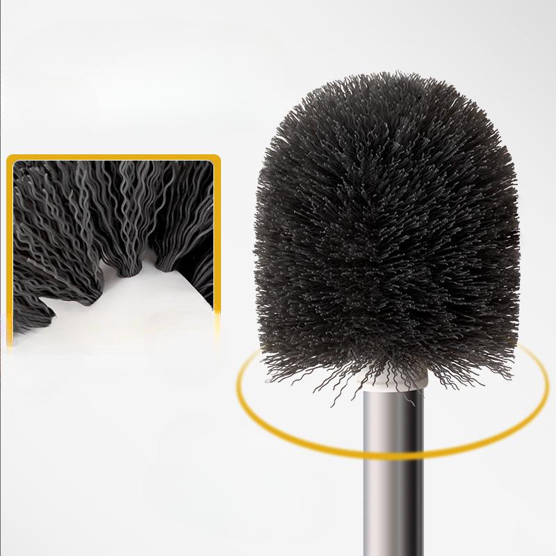 Cleaning Toilet Brush Household Toilet Washing Toilet Brush No Dead Ends with Base Long Handle Set Bathroom Dredging Artifact