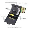 Carbon Fiber Anti-Demagnetization Card Holder Wallet - Multifunctional, Anti-Theft for Men