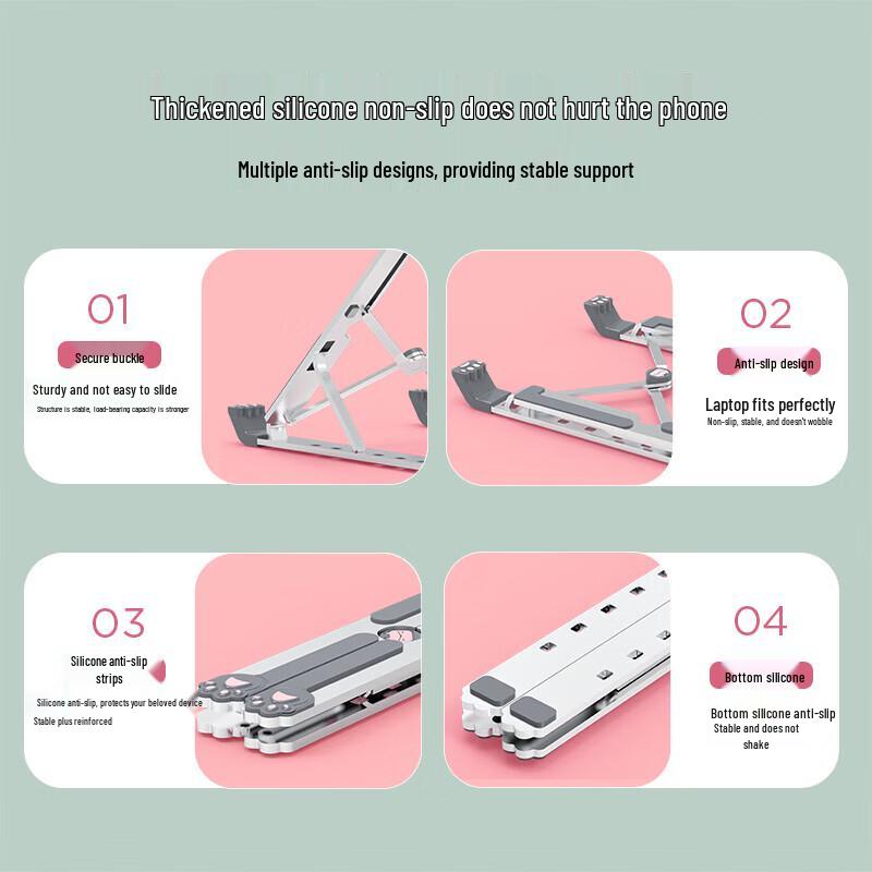 X5 Aluminiumlegierung Laptopständer und Kühler