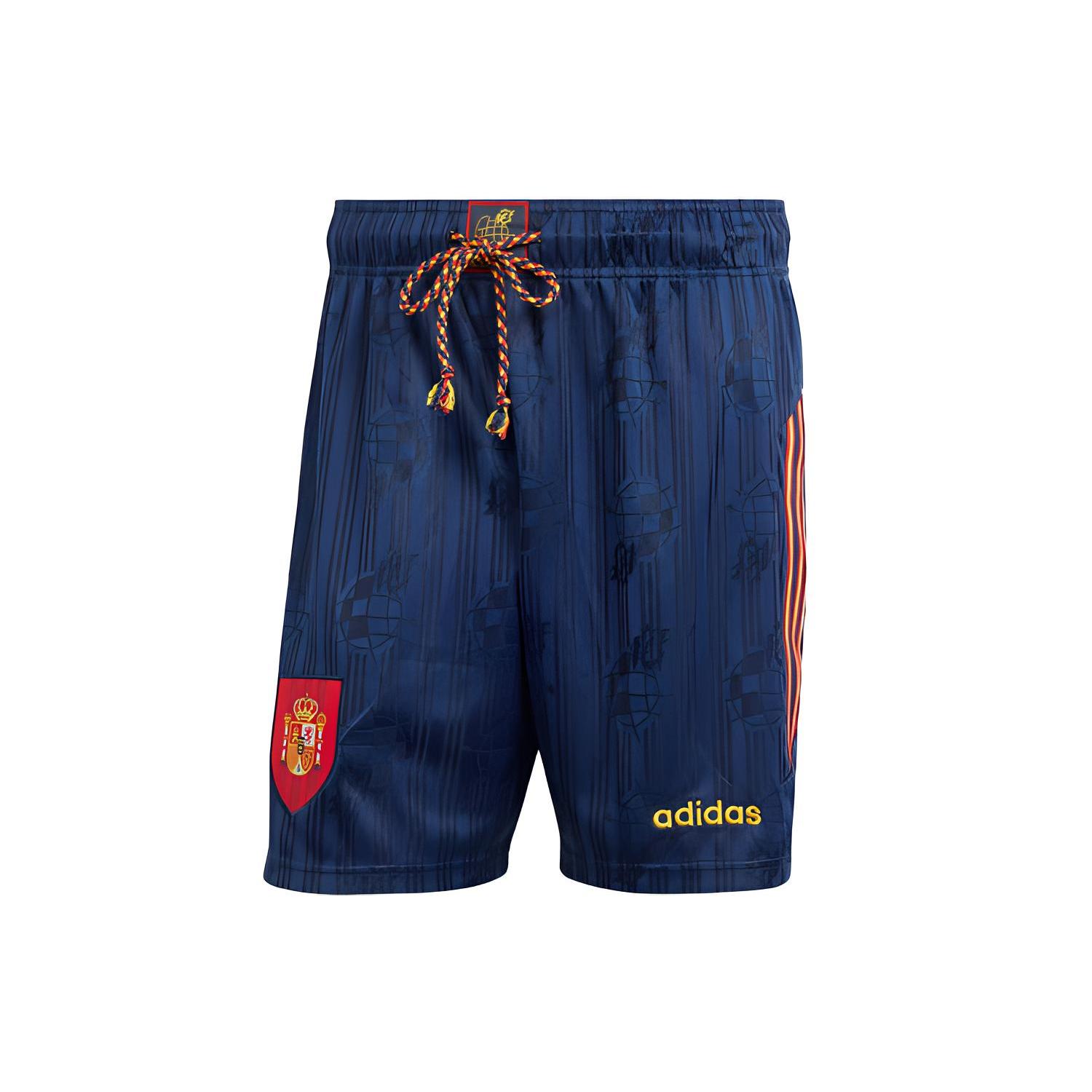Adidas Spain 1996 Home Shorts Soccer Ball Shorts Men s Dark Indigo IT7755 S