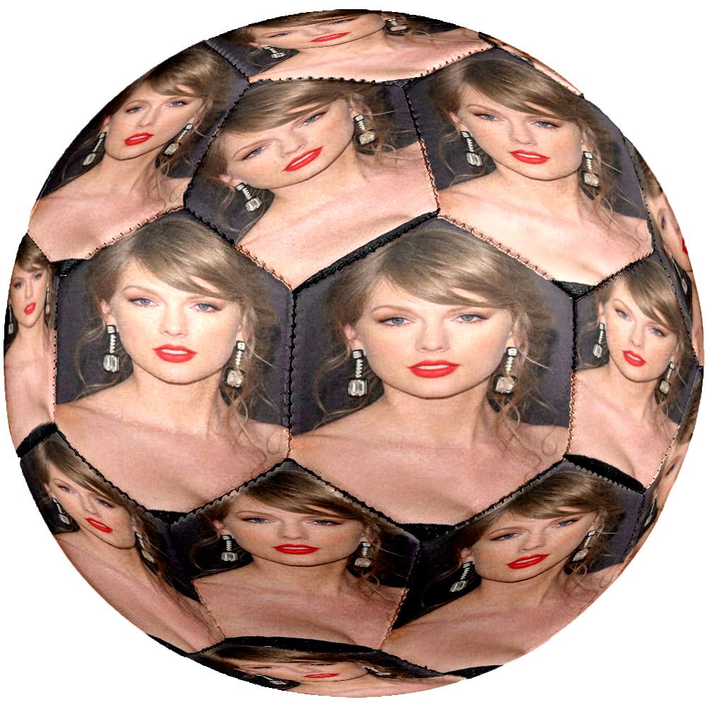 Taylor Theme Size 5 Soccer Ball, Suitable for Both Indoor and Outdoor Matches, a Gift Suitable for Everyone.
