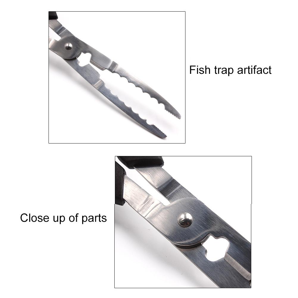 1-5PCS Stainless Steel Fish Grabbing Clamps Tool Accessories for Fisherman Equipment Dropshipping for Fisherman Angler