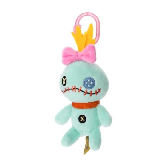 TAKARATOMY A.R.T.S Disney Character Lilo & Stitch Plastic Hook Mascot Scrump Plush Toy Height Approx. 16cm