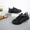 Automne/Hiver Chaussures de Course Décontractées d'Extérieur à Semelles Épaisses Noires pour Homme - Imperméables & Polyvalentes