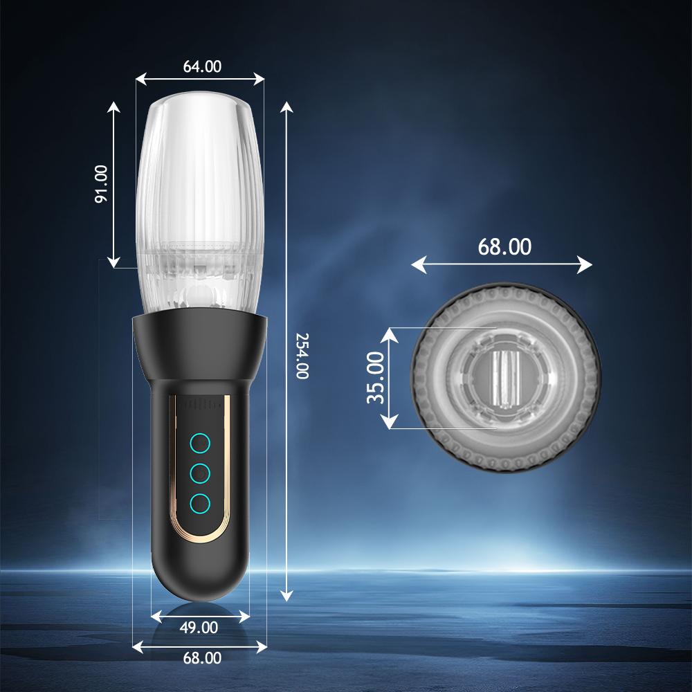 3 In 1 Rotation Male Masturbator Cup Sex Toy for Men Sex Machine Pocket Vagina Pussy Glans Trainer Male Sex Toys