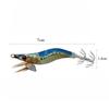 Glowing Wood Squid Jig Hook 1.5 Small Size with Weighted Beads for Cuttlefish Sea Fishing Simulation Shrimp Shape Lures