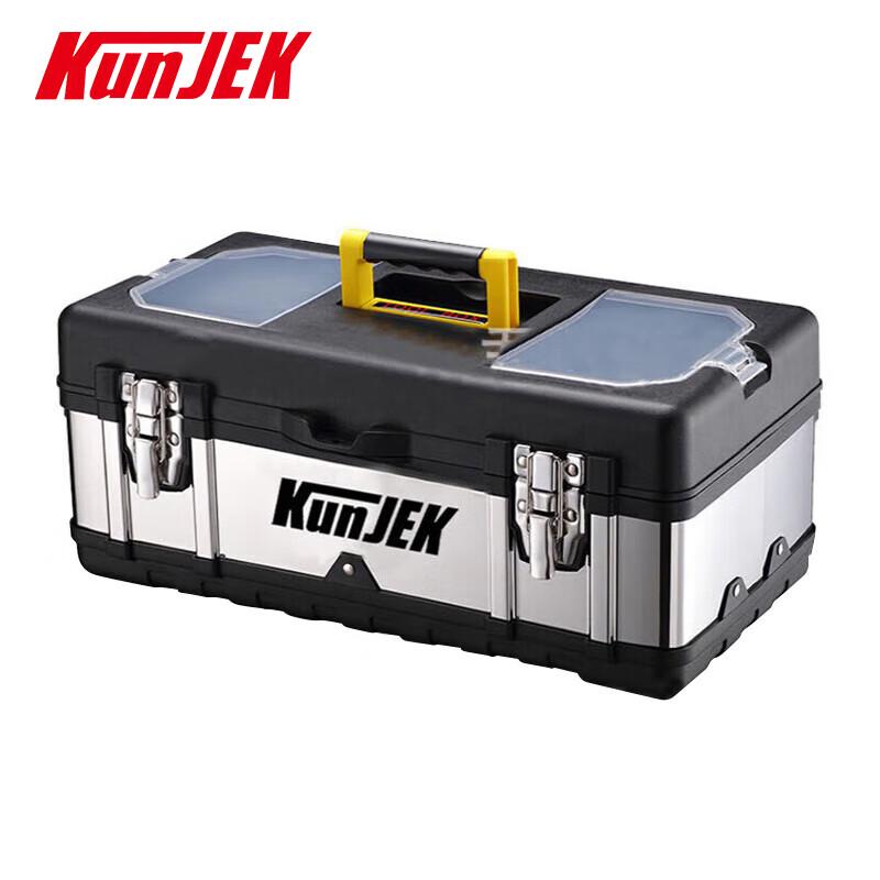 KUNJEK Stainless Steel Toolbox 17-inch