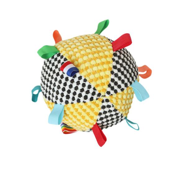 Dogs Sound Ball Puppy Toy Ball with Built-in Bell Chew-Friendly Toss And Fetch Ball for Dogs Training Interactive Play Boredom Relief