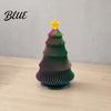 Pocket-sized Sensory Toy 3D Printed Christmas Tree Fidget Toy Lightweight Mini Desktop Ornament