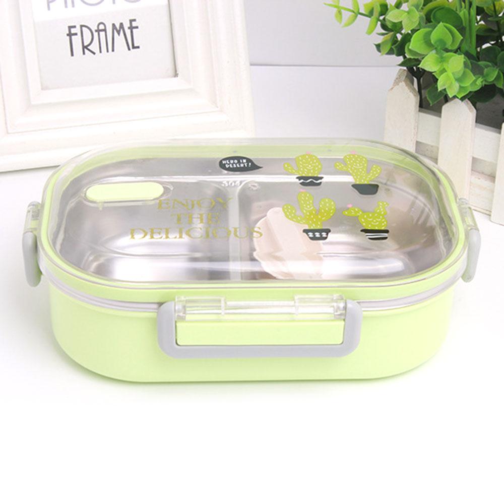 Japanese Lunch Box Portable With Compartments Tableware 304 Stainless Steel Kids Bento Box Microwave Food Container Tableware