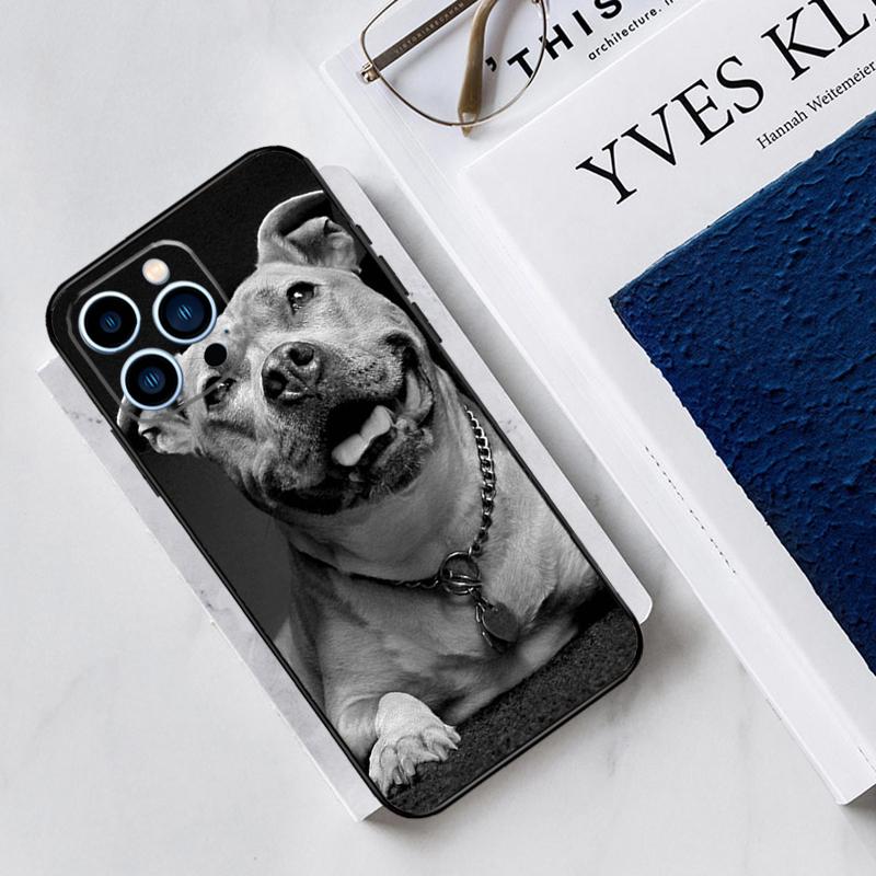 Pit Bull Lovely Dog Pitbull Case For iPhone 17 Air 15 14 11 16 Pro Max 13 12 Mini 15 16 Plus 16e Funda Silicone Cover