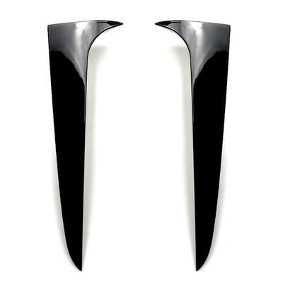 2pcs Gloss Black Rear Window Spoiler Side Wing Cover Trim For BMW X3 F25 2011-17