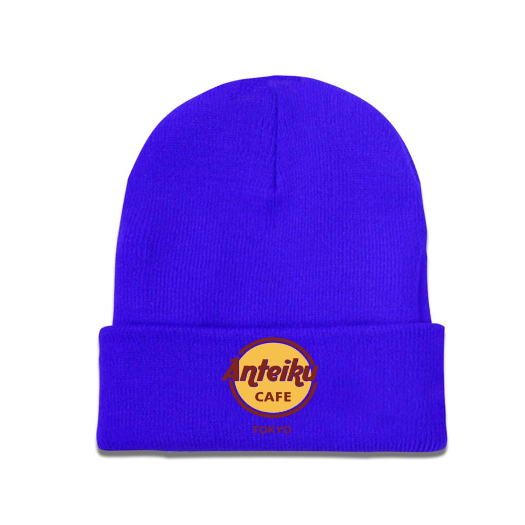 Anteiku Coffee Tokyo Ghoul Japanese Anime Kaneki Ken Knitted Hat Women's Unisex's Beanies Autumn Winter Hats Warm Melon Cap