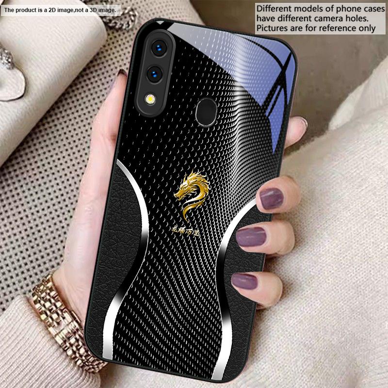 The majestic dragon head For Samsung A20 30 22 23 24 25 26 31 32 33 34 35 42 50 51 52 53 54 55 56 70 71 72 73 glass phone case