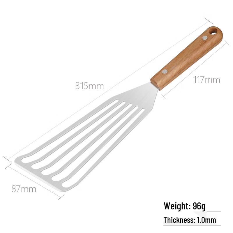 Stekspade för fisk i rostfritt stål