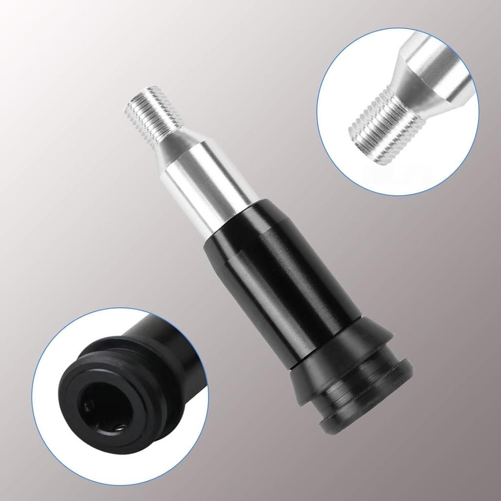 Universal Shift 18mm Gear Shift Car Shift Head Extension Rod Knob, Type, Push-Type Converter, Accessory, Converter, (Black, M18)