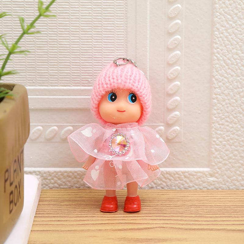 5 Stück 8cm Mini Süße Prinzessinnenpuppe Verwirrte Puppe Schlüsselanhänger Anhänger Korea Verwirrte Puppe Spielzeug Rucksack Dekoration Geburtstagsgeschenke
