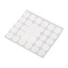 10 Sets Double Sided Foam Tapes Multifunctional Round PE Foam Self Adhesive Pads 20mmx1mm White