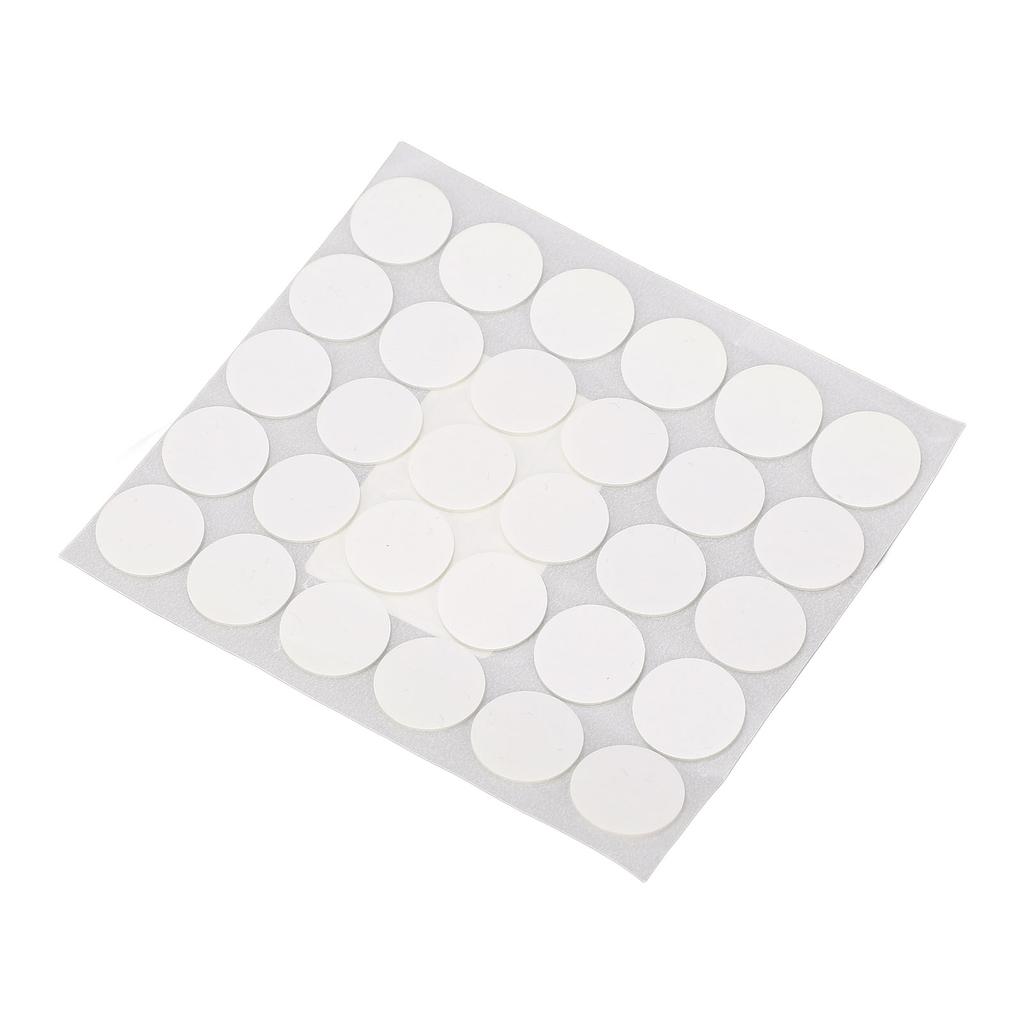 10 Sets Double Sided Foam Tapes Multifunctional Round PE Foam Self Adhesive Pads 20mmx1mm White
