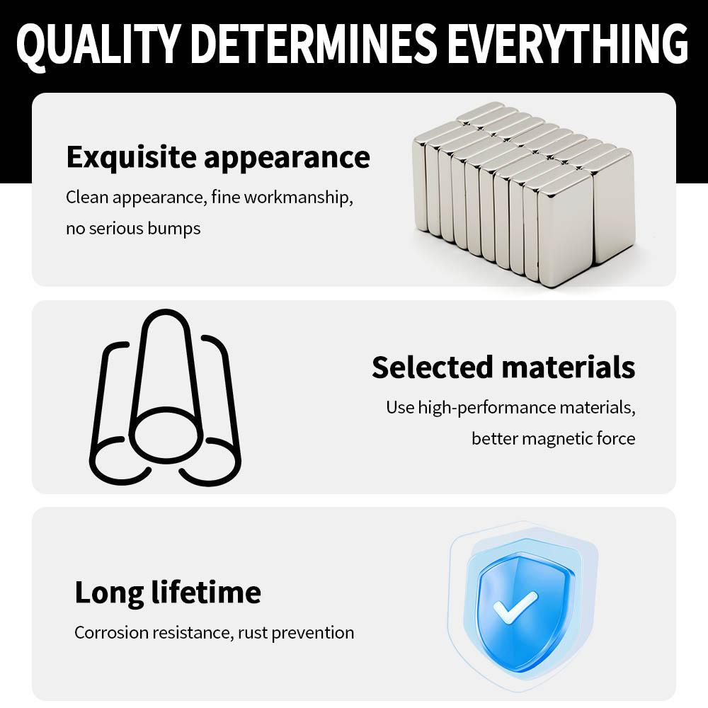 25x15x5mm Powerful Neodymium Magnet N35 NdfeB Permanent Magnetic imanes Block Super Strong Fridge Magnets DIY