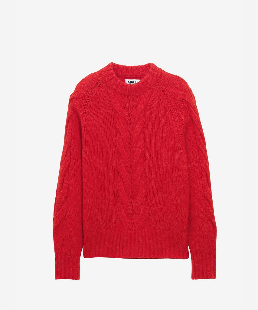 Aigle Women'S Cable Knit Aiw25Wkni004Ppy