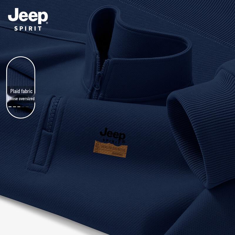 JEEP SPIRIT Men s Half-Zip Sweatshirt 2XL