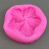1pc Silicone Hibiscus Flower Mold Decoration Liquid Casting Plaster Craft - 5 Petal Round Flower Silicone Molds for DIY Crafting