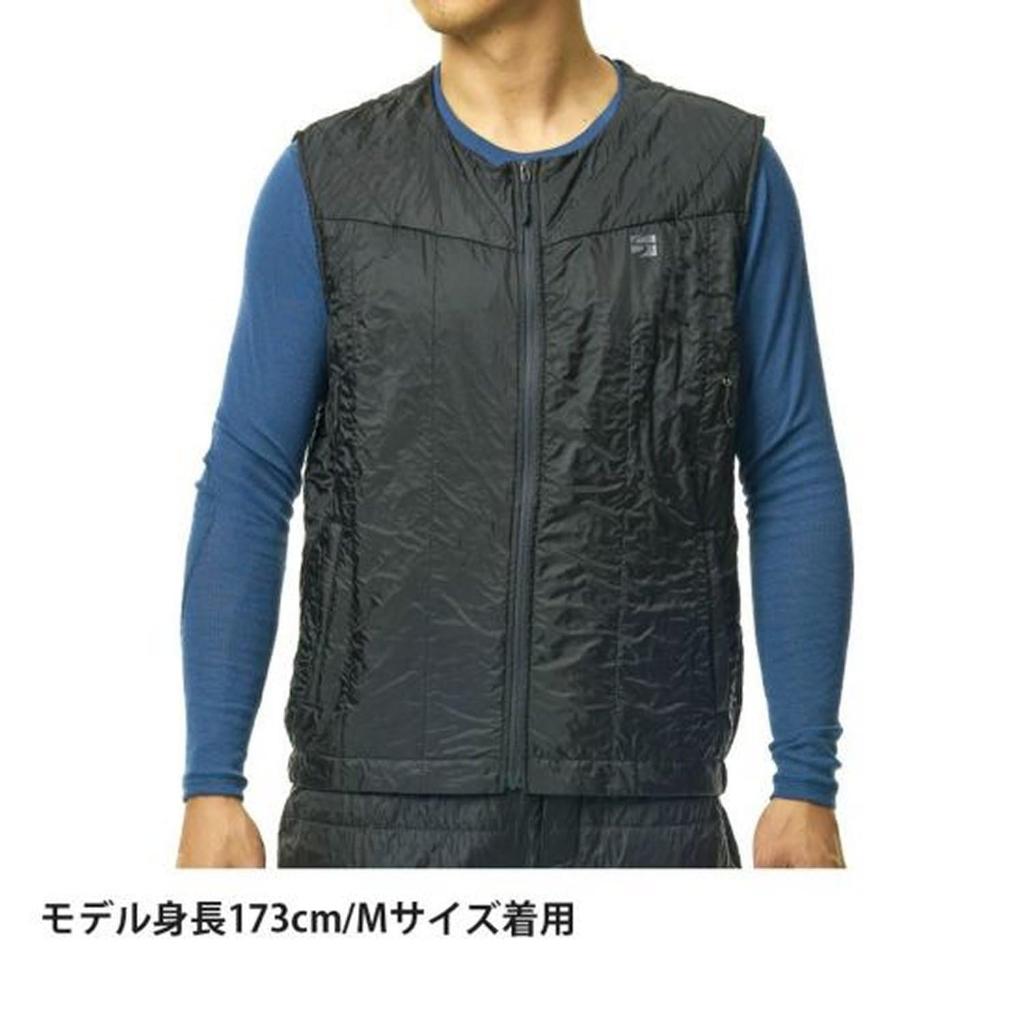 Finetrack Polygon UL Vest (Men's) / FIM0315 (JP, Alphabet, L, Black)