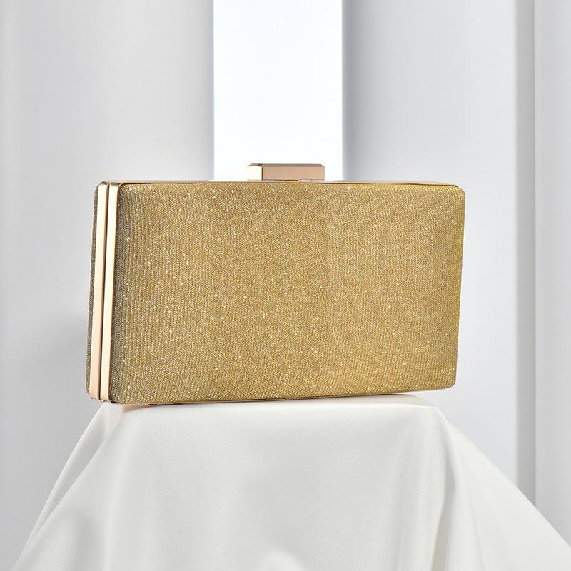 Minimalistická třpytivá klipsová crossbody psaníčko na večírky a svatby