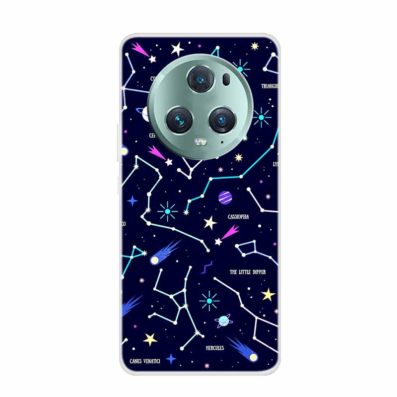 For Honor Magic 5 Pro 5G Case Wolf Lion Soft Silicone TPU Clear Covers for Honor Magic5 Lite Phone Cases Magic5 Lite 5G Fundas