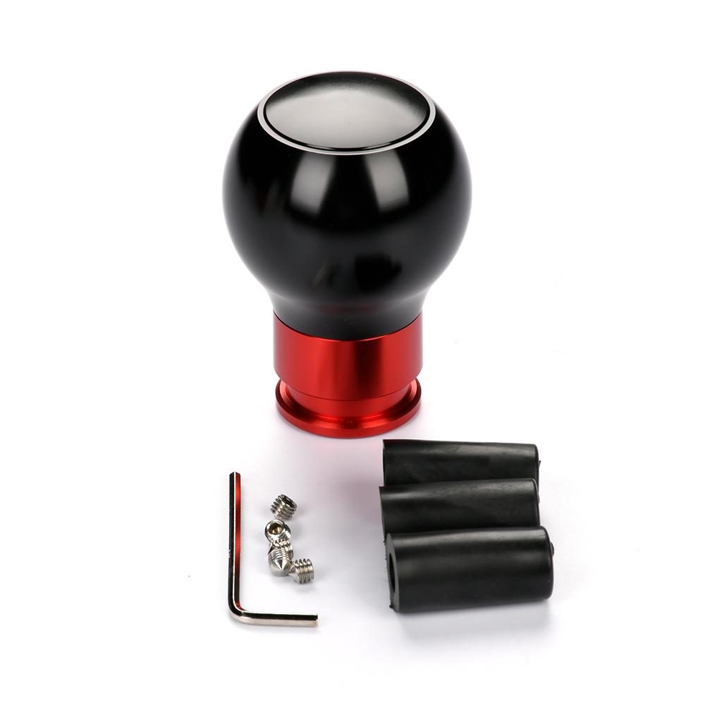 5-speed Manual Shift Lever Handle Modeling Head Chrome Black Aluminum Alloy чёрный