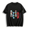 US Map READ Graphic Casual Unisex Tee Shirt Pure Cotton T-shirt