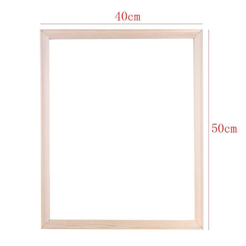 Minimalist Wooden Frame for DIY, Oil, and Diamond Paintings