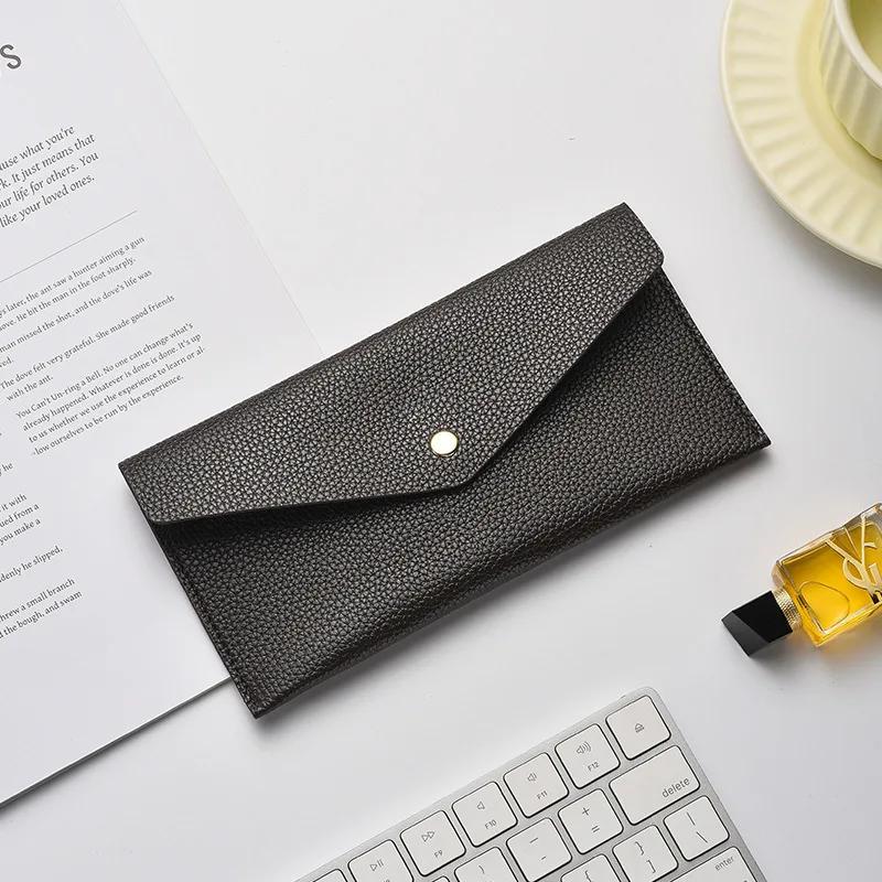 Портативный тонкий кошелек-чехол - Многофункциональный органайзер для карт/наличных/телефона, Компактный дорожный кошелек, Прочный легкий карман