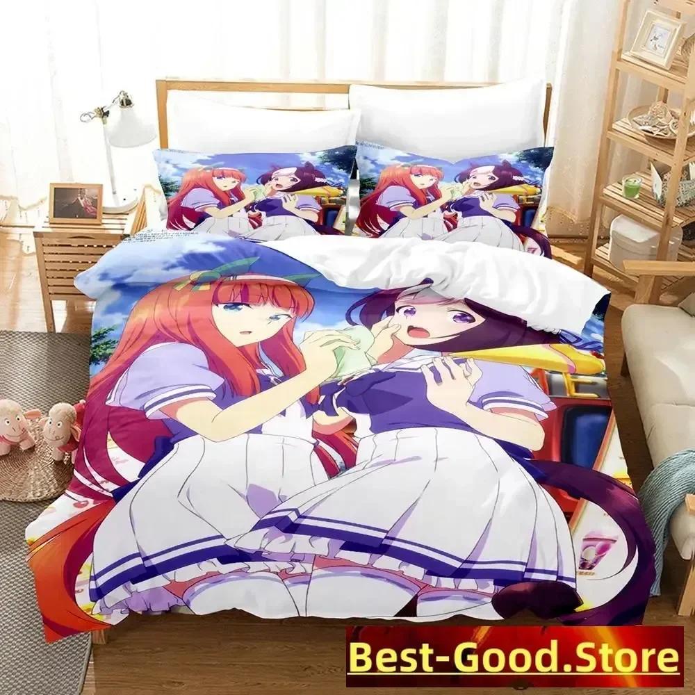 3D Pretty Derby Bedding Set Single Twin Printed Bed Set With Pillowcase Bed Duvet Cover Soft Single Double Queen Super King Size