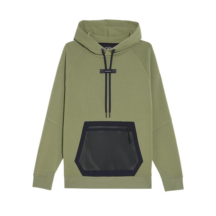 

On Casual Loose Fit Hooded Lg Sleeve Sweatshirt Men Sweatshirt Teal-Green 1ME11450858 M