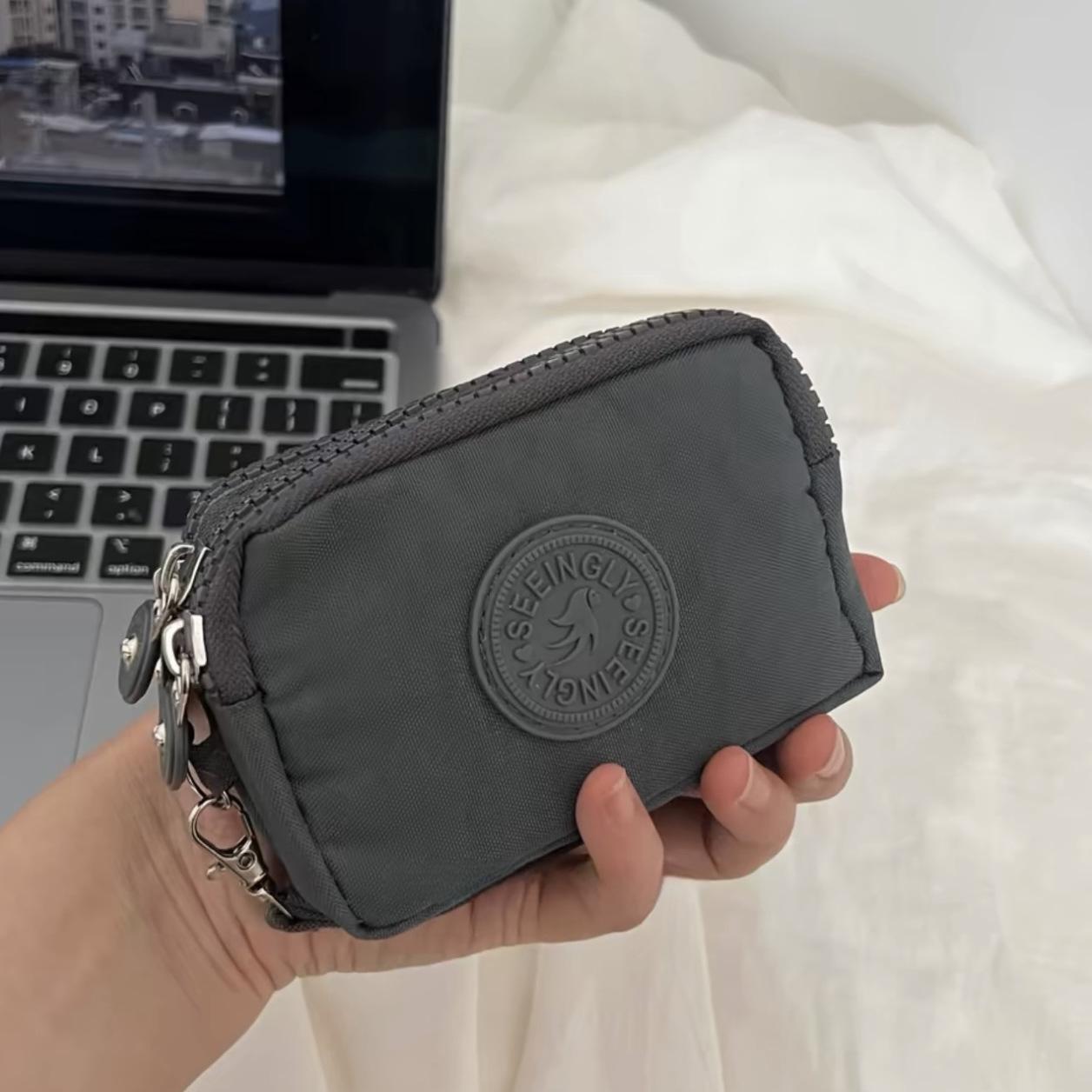 

Multifunctional Women s Waterproof Nylon Bag for ID, Phone, Data Cable, Earphones, and Sundries