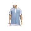 Adidas Originals X Bogey Boys Collaboration SS23 Striped Casual Short Sleeve Polo Shirt Men Polo Shirts Blue IB6665